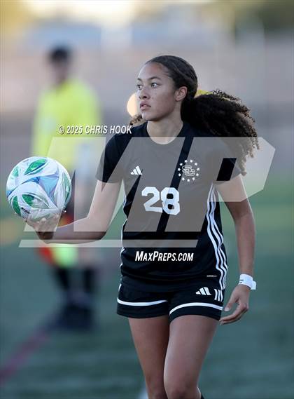 Thumbnail 3 in Tanque Verde vs Salpointe Catholic (Kelly Pierce Soccer Tournament) photogallery.