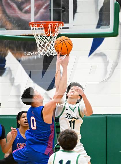 Thumbnail 3 in Cherry Creek vs. ThunderRidge (CHSAA 6A Sweet 16) photogallery.