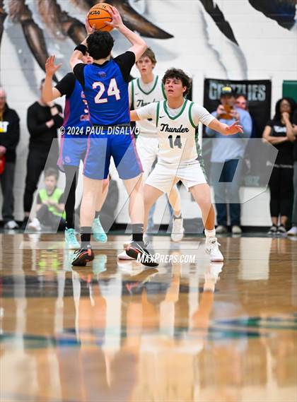Thumbnail 3 in Cherry Creek vs. ThunderRidge (CHSAA 6A Sweet 16) photogallery.