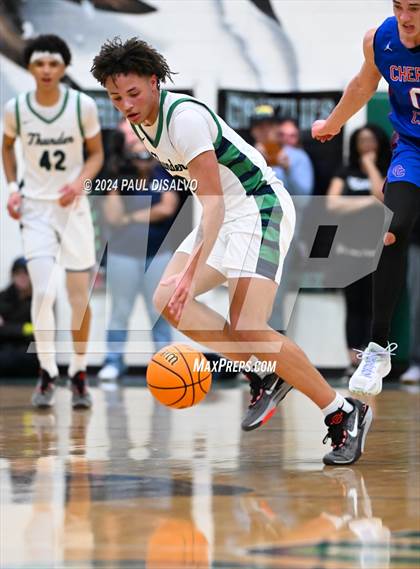Thumbnail 3 in Cherry Creek vs. ThunderRidge (CHSAA 6A Sweet 16) photogallery.