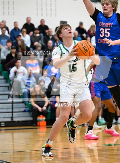 Thumbnail 2 in Cherry Creek vs. ThunderRidge (CHSAA 6A Sweet 16) photogallery.