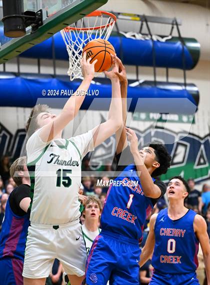 Thumbnail 2 in Cherry Creek vs. ThunderRidge (CHSAA 6A Sweet 16) photogallery.