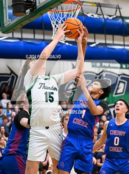 Thumbnail 1 in Cherry Creek vs. ThunderRidge (CHSAA 6A Sweet 16) photogallery.