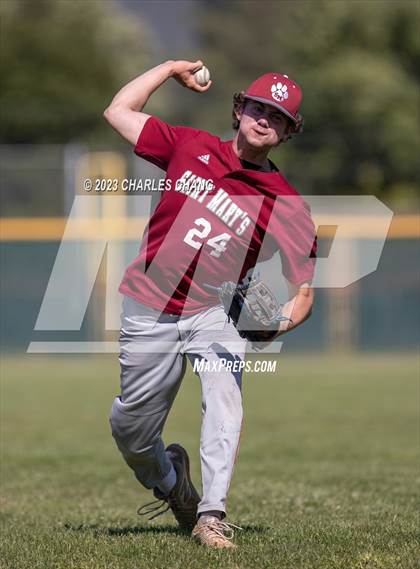 Thumbnail 2 in Montgomery vs Saint Mary's (CIF NCS Division 3 Round 1) photogallery.