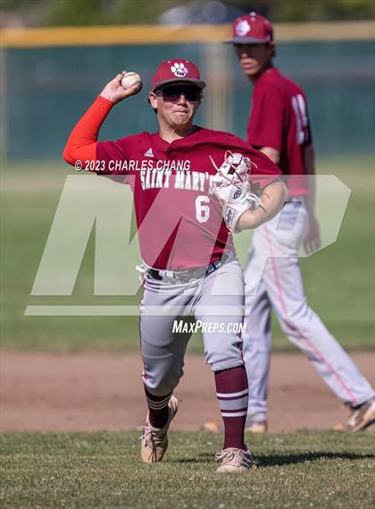 Thumbnail 2 in Montgomery vs Saint Mary's (CIF NCS Division 3 Round 1) photogallery.
