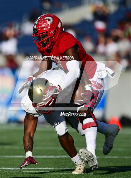 Thumbnail 3 in Cardinal Gibbons vs. North Marion (FHSAA 5A Championship) photogallery.