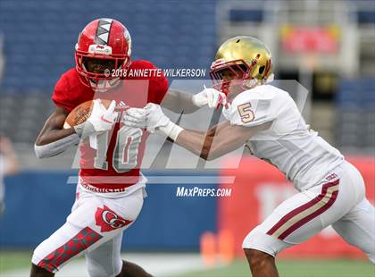 Thumbnail 3 in Cardinal Gibbons vs. North Marion (FHSAA 5A Championship) photogallery.