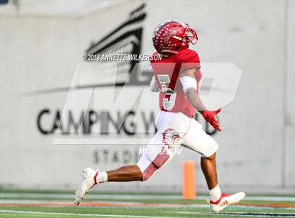 Thumbnail 1 in Cardinal Gibbons vs. North Marion (FHSAA 5A Championship) photogallery.