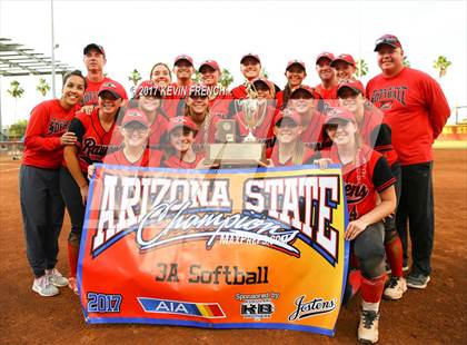 Thumbnail 1 in Empire vs. Yuma Catholic (AIA 3A Final) photogallery.