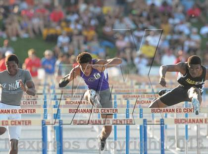 Thumbnail 3 in CIF State Track and Field Championships (Day 1 - Boys 110m Hurdles) photogallery.
