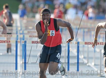 Thumbnail 3 in CIF State Track and Field Championships (Day 1 - Boys 110m Hurdles) photogallery.