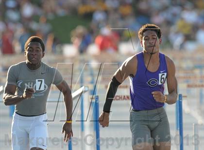 Thumbnail 3 in CIF State Track and Field Championships (Day 1 - Boys 110m Hurdles) photogallery.