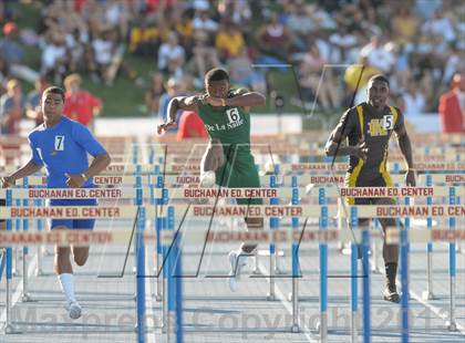 Thumbnail 3 in CIF State Track and Field Championships (Day 1 - Boys 110m Hurdles) photogallery.