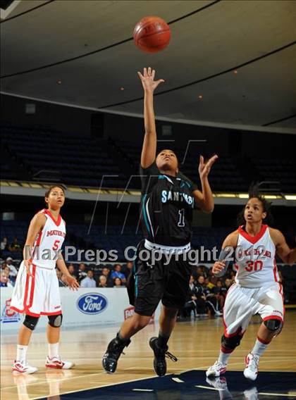 Thumbnail 2 in Santiago vs. Mater Dei (CIF SS D1AA Semifinal) photogallery.
