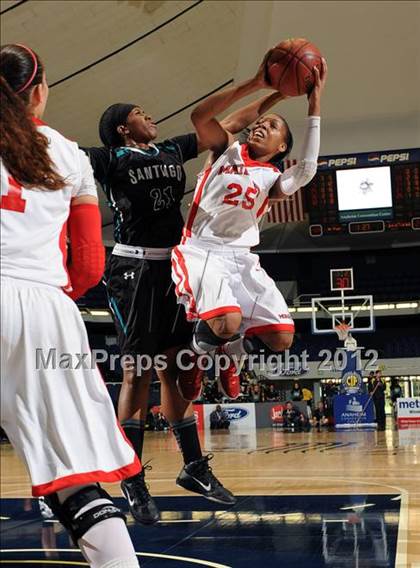 Thumbnail 3 in Santiago vs. Mater Dei (CIF SS D1AA Semifinal) photogallery.