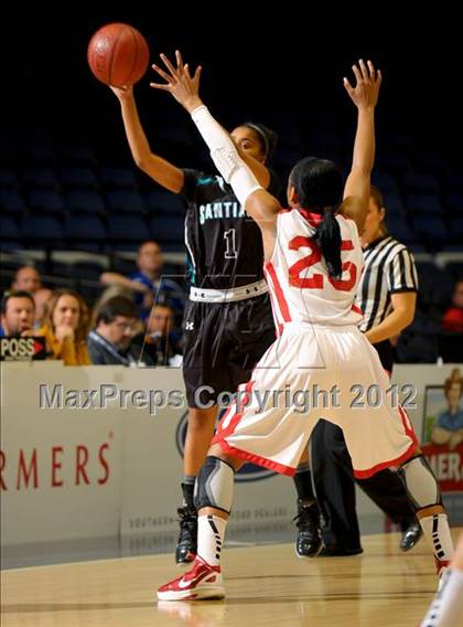 Thumbnail 2 in Santiago vs. Mater Dei (CIF SS D1AA Semifinal) photogallery.