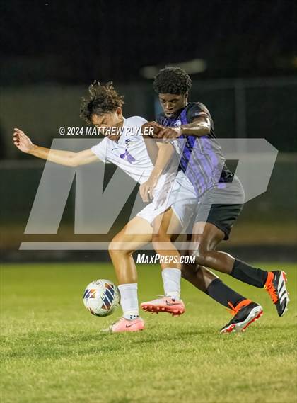 Thumbnail 3 in Village Christian Academy vs Jack Britt (Battle for the Bell) photogallery.