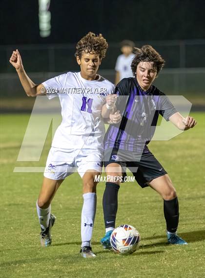 Thumbnail 1 in Village Christian Academy vs Jack Britt (Battle for the Bell) photogallery.