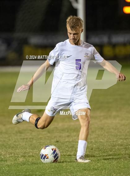 Thumbnail 3 in Village Christian Academy vs Jack Britt (Battle for the Bell) photogallery.