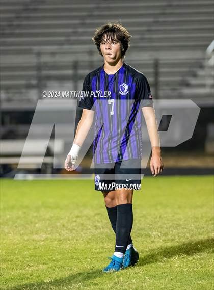 Thumbnail 3 in Village Christian Academy vs Jack Britt (Battle for the Bell) photogallery.