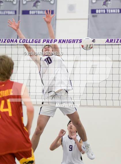 Thumbnail 3 in Seton Catholic vs Arizona College Prep (AIA 4A Semifinal) photogallery.