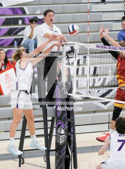Thumbnail 3 in Seton Catholic vs Arizona College Prep (AIA 4A Semifinal) photogallery.