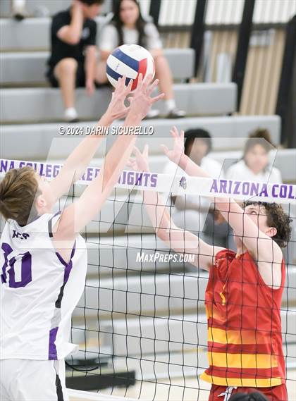 Thumbnail 2 in Seton Catholic vs Arizona College Prep (AIA 4A Semifinal) photogallery.