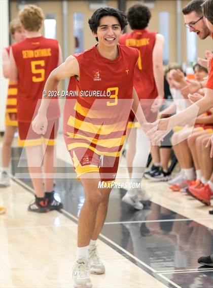 Thumbnail 2 in Seton Catholic vs Arizona College Prep (AIA 4A Semifinal) photogallery.