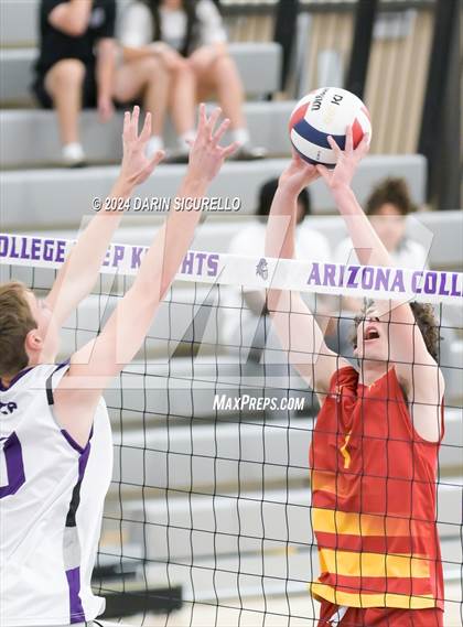 Thumbnail 3 in Seton Catholic vs Arizona College Prep (AIA 4A Semifinal) photogallery.
