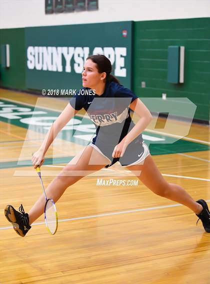 Thumbnail 2 in 2018 AIA Girls Badminton State Championships   photogallery.