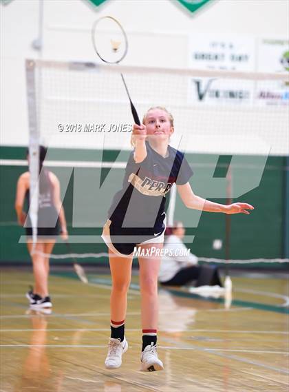 Thumbnail 1 in 2018 AIA Girls Badminton State Championships   photogallery.