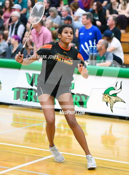 Thumbnail 2 in 2018 AIA Girls Badminton State Championships   photogallery.