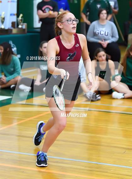 Thumbnail 2 in 2018 AIA Girls Badminton State Championships   photogallery.