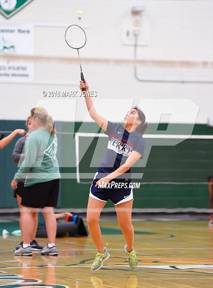 Thumbnail 3 in 2018 AIA Girls Badminton State Championships   photogallery.