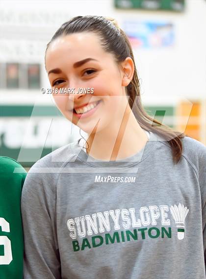 Thumbnail 2 in 2018 AIA Girls Badminton State Championships   photogallery.