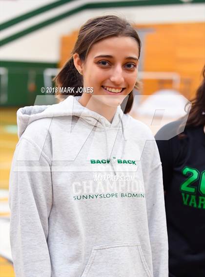 Thumbnail 3 in 2018 AIA Girls Badminton State Championships   photogallery.