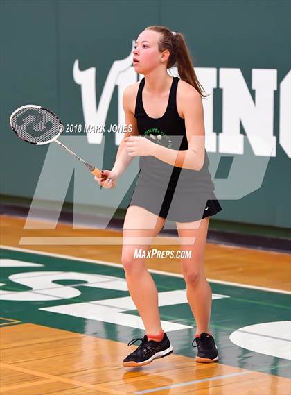 Thumbnail 3 in 2018 AIA Girls Badminton State Championships   photogallery.