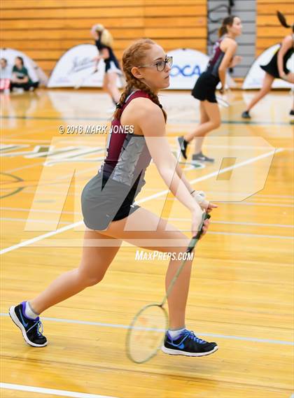 Thumbnail 2 in 2018 AIA Girls Badminton State Championships   photogallery.