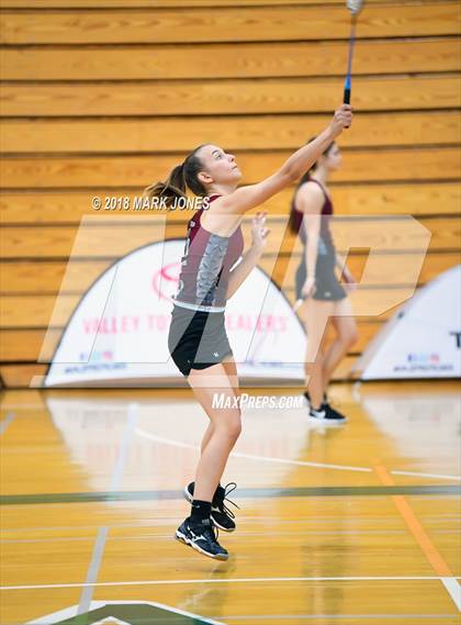 Thumbnail 2 in 2018 AIA Girls Badminton State Championships   photogallery.