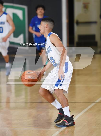 Thumbnail 3 in Maywood Academy vs. Sun Valley Magnet (CIF LACS D4 Final) photogallery.