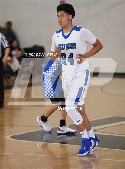 Thumbnail 1 in Maywood Academy vs. Sun Valley Magnet (CIF LACS D4 Final) photogallery.