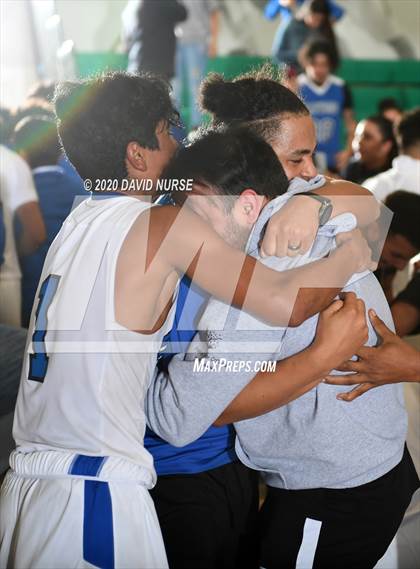 Thumbnail 1 in Maywood Academy vs. Sun Valley Magnet (CIF LACS D4 Final) photogallery.