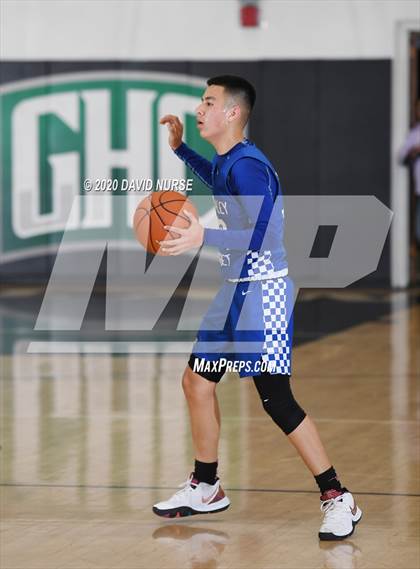 Thumbnail 2 in Maywood Academy vs. Sun Valley Magnet (CIF LACS D4 Final) photogallery.