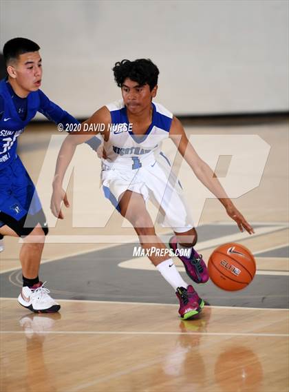 Thumbnail 1 in Maywood Academy vs. Sun Valley Magnet (CIF LACS D4 Final) photogallery.