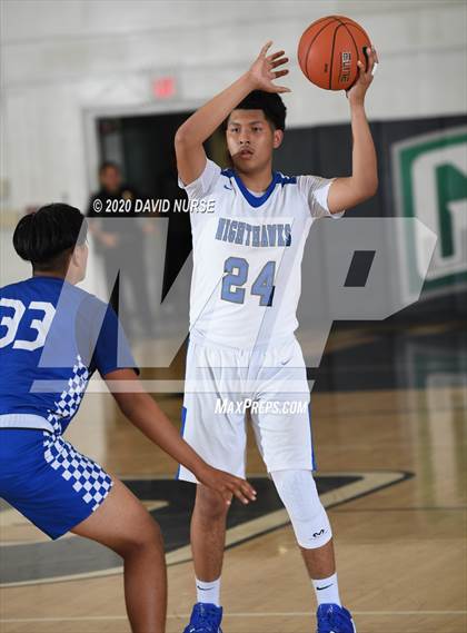 Thumbnail 2 in Maywood Academy vs. Sun Valley Magnet (CIF LACS D4 Final) photogallery.