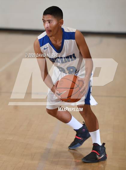 Thumbnail 2 in Maywood Academy vs. Sun Valley Magnet (CIF LACS D4 Final) photogallery.