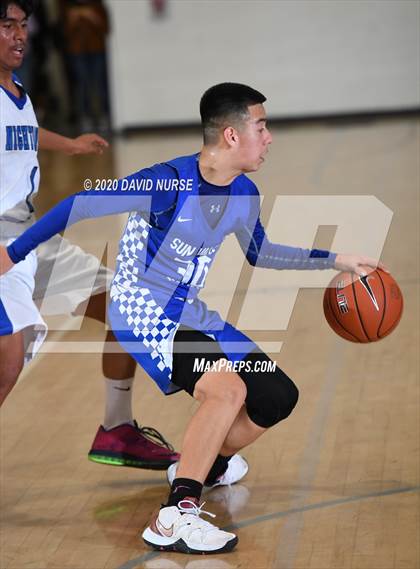 Thumbnail 2 in Maywood Academy vs. Sun Valley Magnet (CIF LACS D4 Final) photogallery.