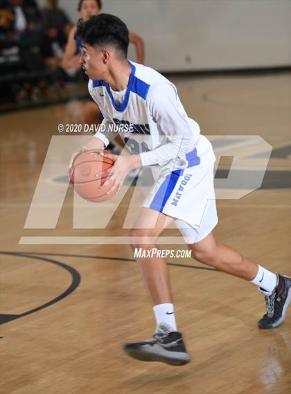 Thumbnail 3 in Maywood Academy vs. Sun Valley Magnet (CIF LACS D4 Final) photogallery.