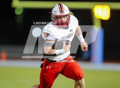 Thumbnail 3 in Drumright vs. Velma-Alma (OSSAA Class B Quarterfinal) photogallery.