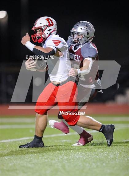 Thumbnail 3 in Drumright vs. Velma-Alma (OSSAA Class B Quarterfinal) photogallery.